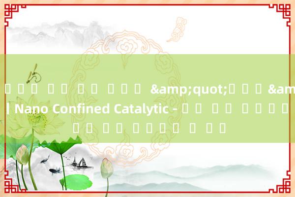 타짜슬롯 주간 성과 시리즈 &quot;시상식&quot;丨Nano Confined Catalytic - 아주 작은 공간에서 큰 성과